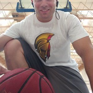 NWT NICKMERCS First Edition LARGE LOGO Spartan Tee Shirt Large Black or White